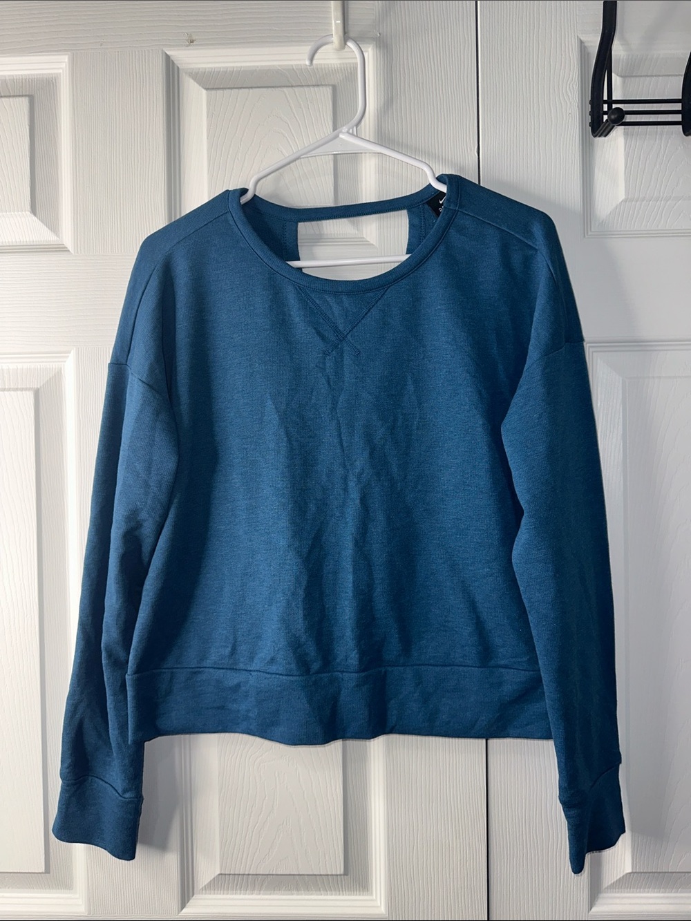 Nike Women's Crew Sweatshirt in Teal Blue